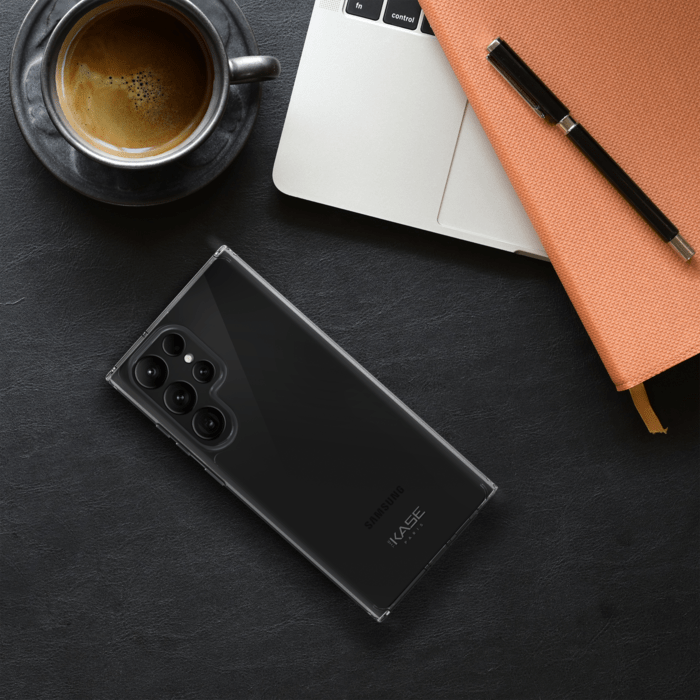 Coque hybride invisible pour Samsung Galaxy S23 Ultra 5G, Transparente