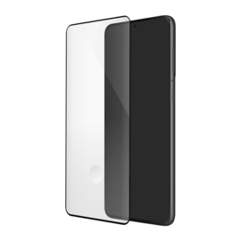 Protection d'&eacute;cran en verre tremp&eacute; incurv&eacute; bord &agrave; bord pour Samsung Galaxy S21+ 5G, noir