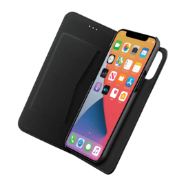 &Eacute;tui et Coque slim magn&eacute;tique 2-en-1 GEN 2.0 pour Apple iPhone 12 Pro Max, Noir