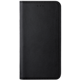 Coque clapet folio avec fente pour cartes & support pour Huawei Y9 (2018) , Noir