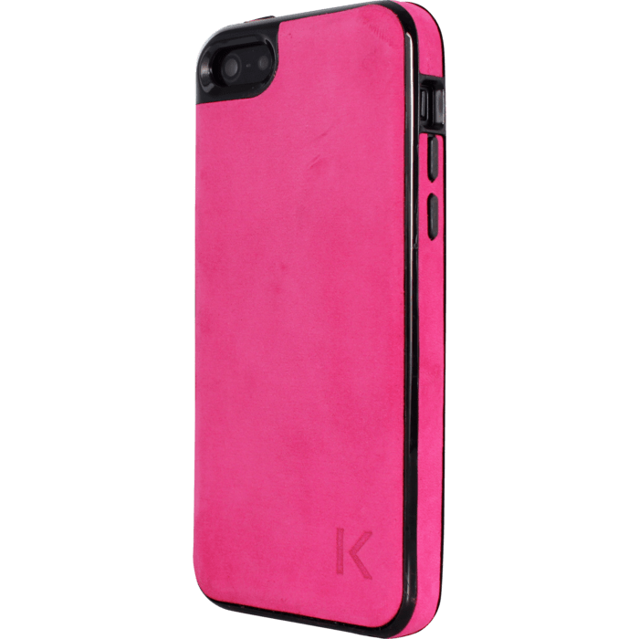 Coque silicone pour Apple iPhone 5/5s/SE, Daim Fuchsia