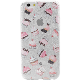 Case Cupcakes Sparkly Glitter Slim Case for Apple iPhone 6/6s