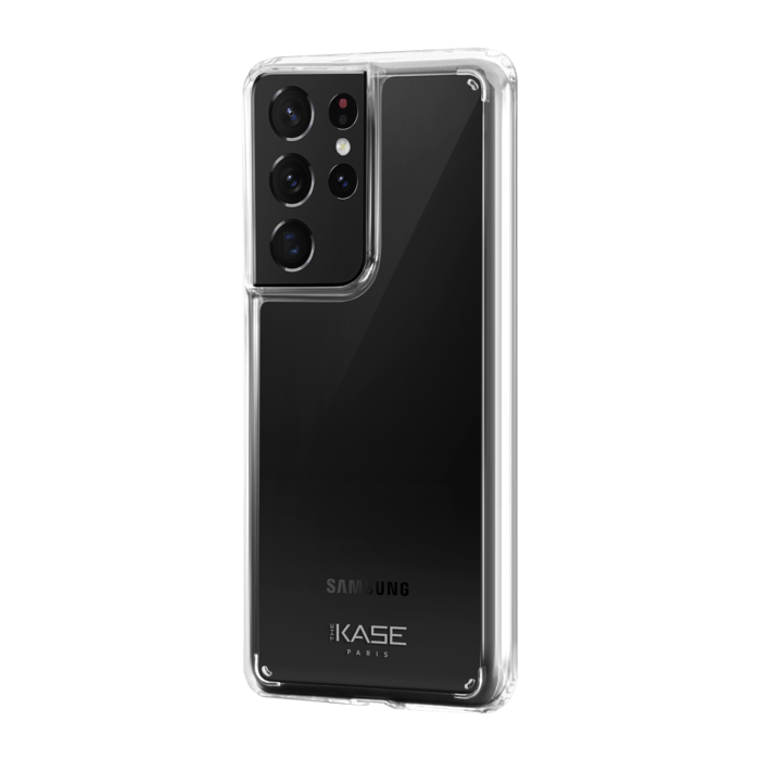 Coque hybride invisible pour Samsung Galaxy S21 Ultra 5G, Transparente