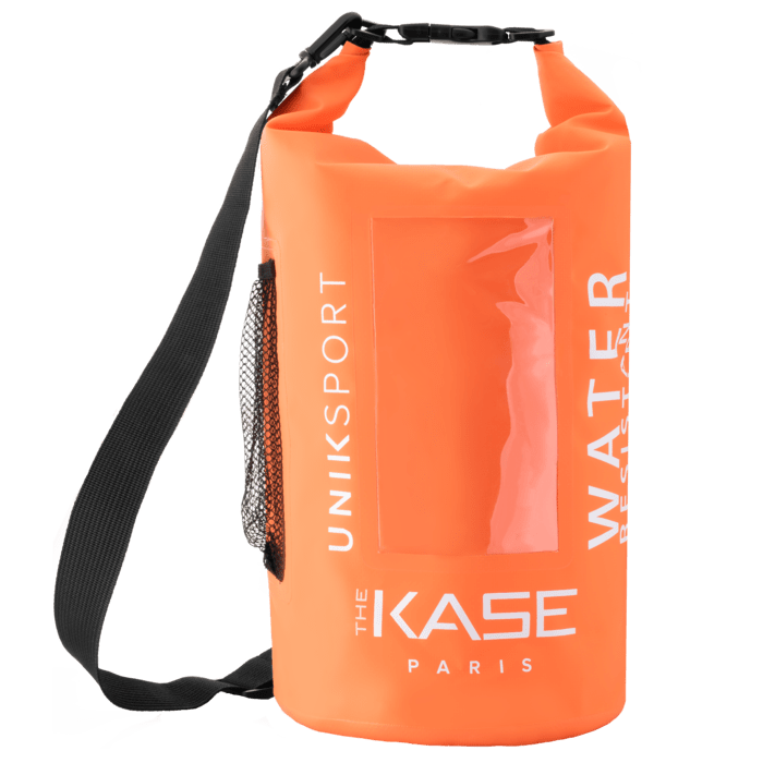 Water resistant Sport Dry Bag (10L) , Vibrant Orange