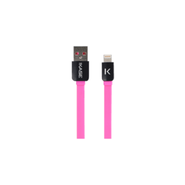C&acirc;ble Lightning Plat vers USB (0.2m), Rose Bonbon