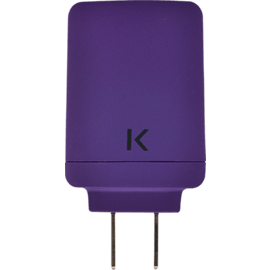 Chargeur Universel Double USB (US) 3.1A, Violet Royal