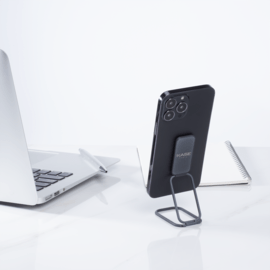 Anneau de support universel pour smartphone, Gris acier