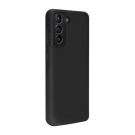 Coque en Gel de Silicone Doux pour Samsung Galaxy S21 FE 5G, Noir satin