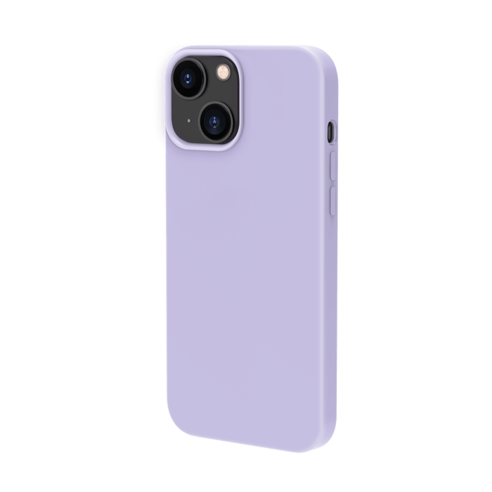 Coque antichoc en gel de silicone doux pour Apple iPhone 13, Violet Lilas