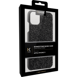 Rhinestone Bling Case for Apple iPhone 11, Midnight Black