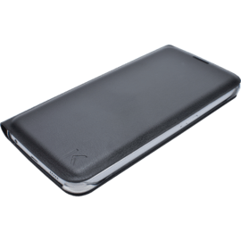 Etui &agrave; clapet pour Samsung Galaxy S6, Noir Cosmos
