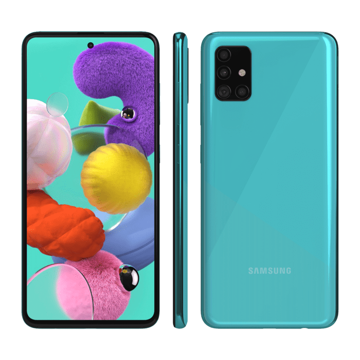 Galaxy A51 reconditionn&eacute; 128 Go, Bleu, d&eacute;bloqu&eacute;