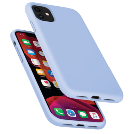Case Anti-Shock Soft Gel Silicone Case for Apple iPhone 11, Lilac Blue