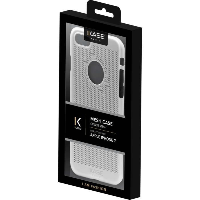 Coque Mesh pour Apple iPhone 7, Argent