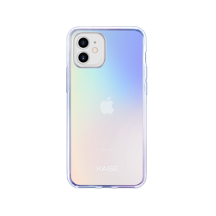 Coque hybride invisible iridescente pour Apple iPhone 12 mini, Iridescente