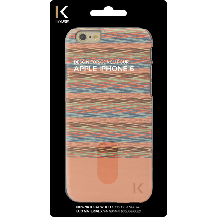 Coque bois pour Apple iPhone 6/6s, Cappuccino