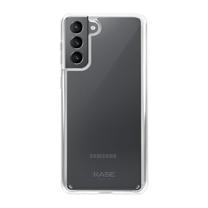 Coque hybride invisible pour Samsung Galaxy S21 5G, Transparente