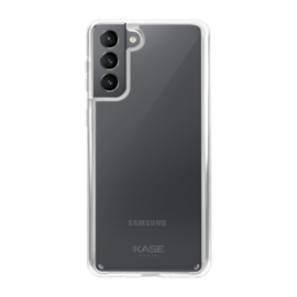 Coque hybride invisible pour Samsung Galaxy S21 5G, Transparente