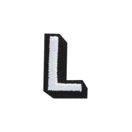 Case Letter L Embroidered Sticker