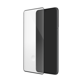 (O) Protection d'&eacute;cran en verre tremp&eacute; Bord &agrave; Bord Incurv&eacute; pour Samsung Galaxy S21 5G, Noir
