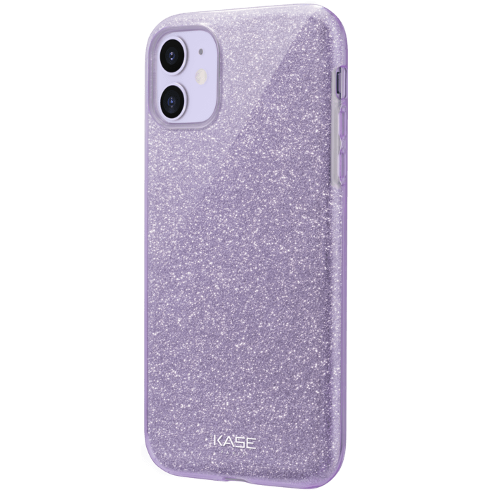 Coque slim&nbsp;paillet&eacute;e &eacute;tincelante pour Apple iPhone 11, Violet
