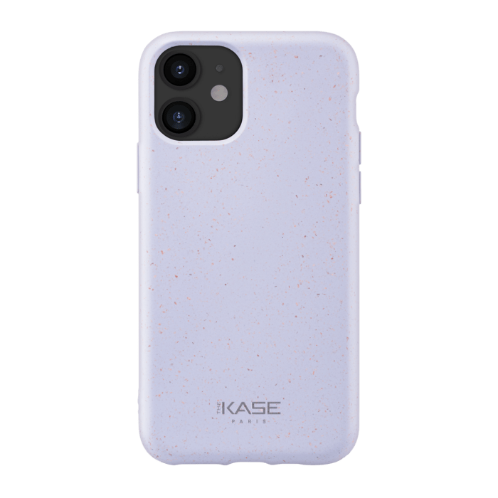Coque antibact&eacute;rienne vegan bio 100 % z&eacute;ro d&eacute;chet pour Apple iPhone 11, Violet A&ccedil;a&iuml;