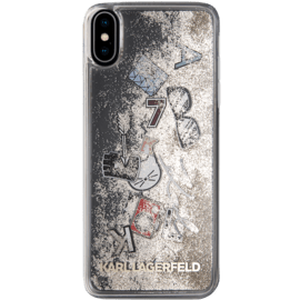 Case Karl Lagerfeld Iconic Bling Bling Glitter case for Apple iPhone XS Max, Gold