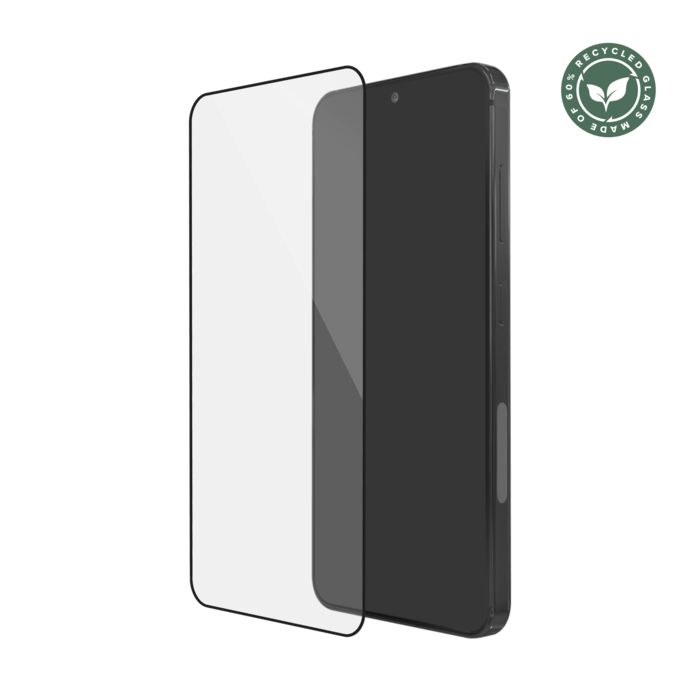 Protection d'&eacute;cran en verre tremp&eacute; (60% verre tremp&eacute; recycl&eacute;) pour Samsung Galaxy S24+ 5G, Noir