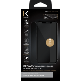 Protection d'écran Privée en verre trempé pour Apple iPhone XS Max