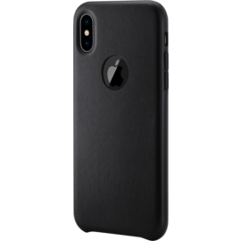 Case Handcrafted Genuine Leather Case for Apple iPhone X, Black