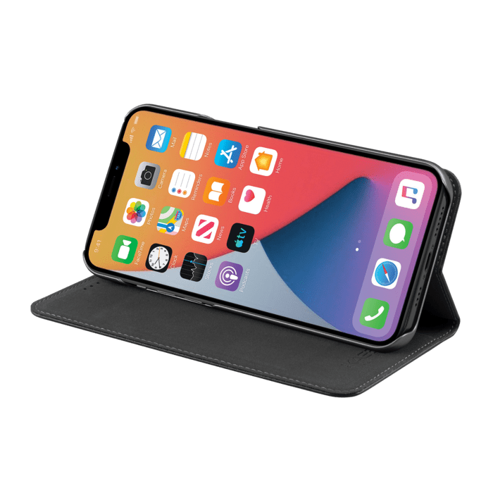 &Eacute;tui et Coque slim magn&eacute;tique 2-en-1 GEN 2.0 pour Apple iPhone 12 Pro Max, Noir