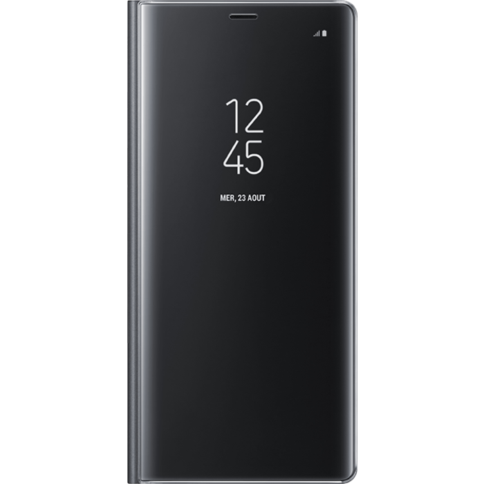 Clear View cover Stand - Noir pour Galaxy Note 8