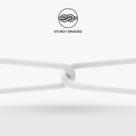 C&acirc;ble FAST CHARGE/SYNC USB-C vers USB-C 60 W &agrave; double tresse (1.2M), Blanc