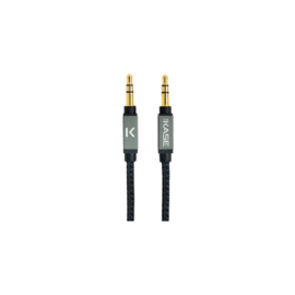 Câble Audio Stereo 3.5mm Jack vers Jack, Argent