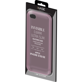 Coque pour Apple iPhone 5/5s/SE, Ultra Slim 0,6mm Transparent Rose