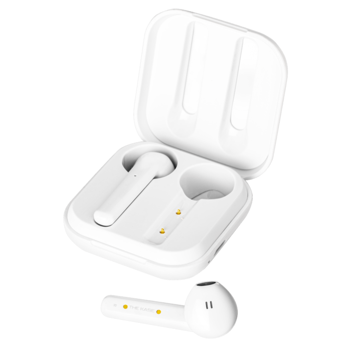 Sonik Elite On-Ear True Wireless Earpods con custodia di ricarica, bianco  bianco | The Kase