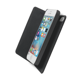 Case 2-in-1 Magnetic Slim Wallet & Case for Apple iPhone 5/5s/SE, Black