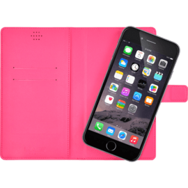 Coque clapet Universelle pour Smartphone (jusqu &agrave; 5.5 pouce), Rose Fandango