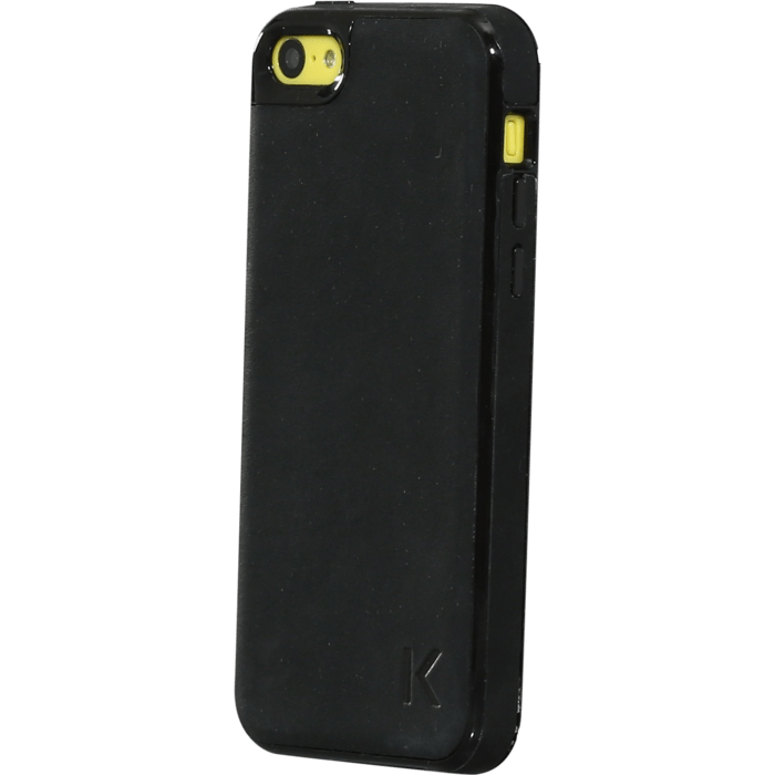 Coque silicone pour Apple iPhone 5C, Daim Noir