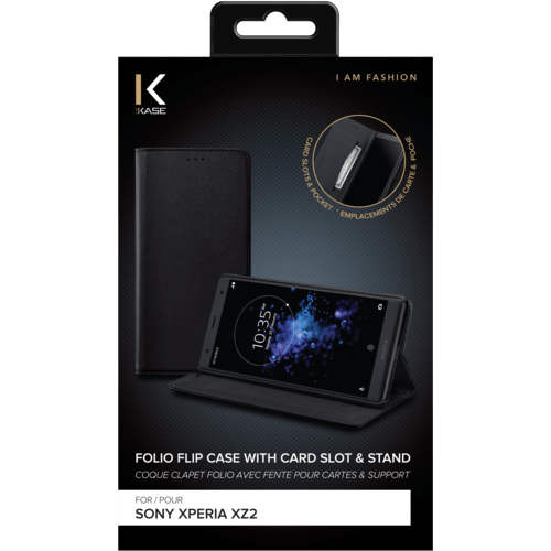 Housse Magnétique Slim Violet Pour Sony Xperia J (ST26) – Cuir écologique – Anti-choc