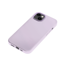 Coque antichoc en gel de silicone doux pour Apple iPhone 14 Plus, Orchid&eacute;e Pastel