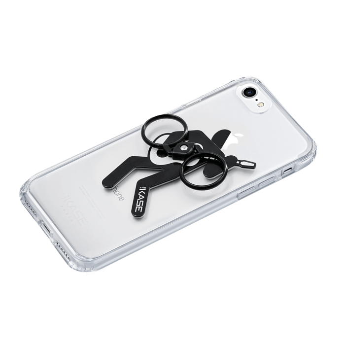 Double Anneaux Accroche & Support Smartphone, Guitariste ROCK N ROLL