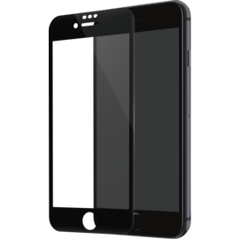 Protection d'écran en verre trempé Bord à Bord Incurvé pour Apple iPhone 6/6s/7/8/SE 2020, Noir