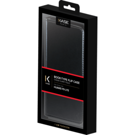 (P) Coque clapet avec pochettes CB & stand pour Huawei P9 lite, Noir