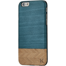 Coque bois pour Apple iPhone 6/6s, Bolivar Bleu
