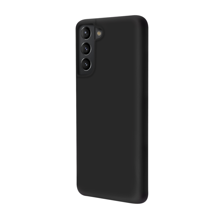 Coque en Gel de Silicone Doux pour Samsung Galaxy S21 FE 5G, Noir satin