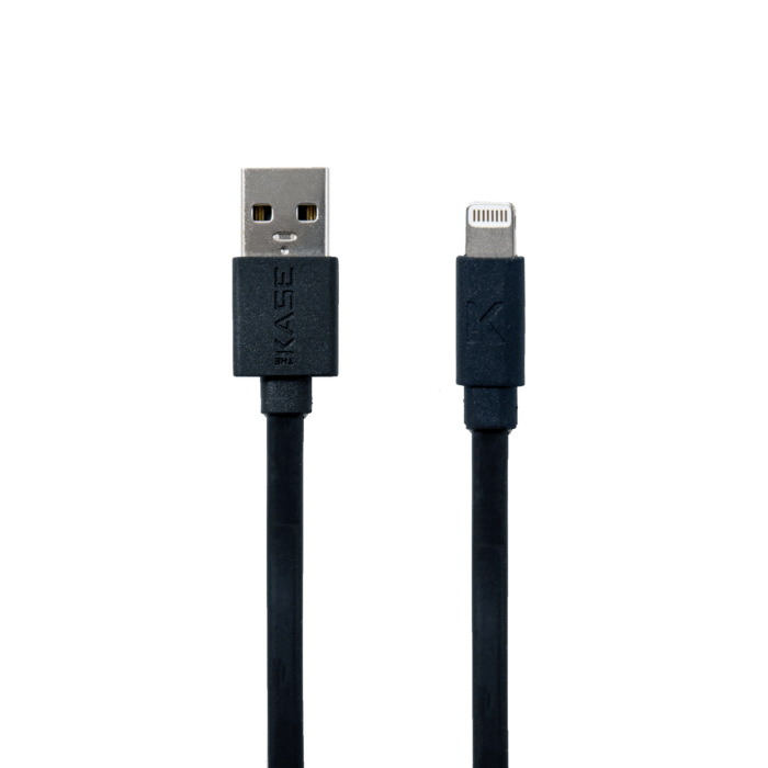 (O) Câble Lightning certifié MFi Apple Charge/Sync (0.3M), Noir de Jais