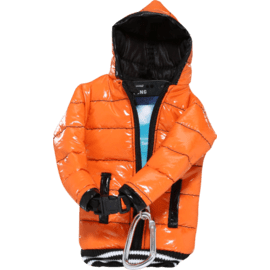 Etui doudoune avec tour de cou pour Smartphones Universels (5 pouces), Orange