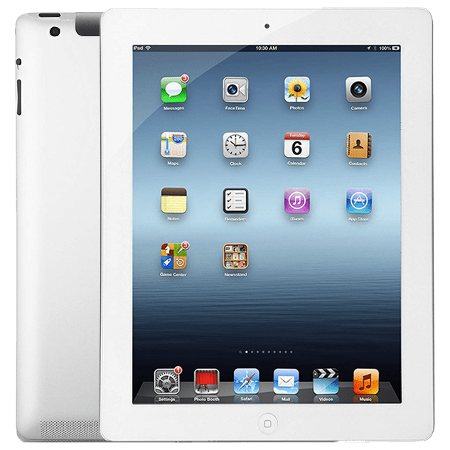 iPad (4th generation) Wifi+4G reconditionné 16 Go, Blanc
