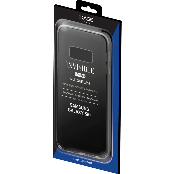 Coque hybride invisible pour Samsung Galaxy S8+, Transparent